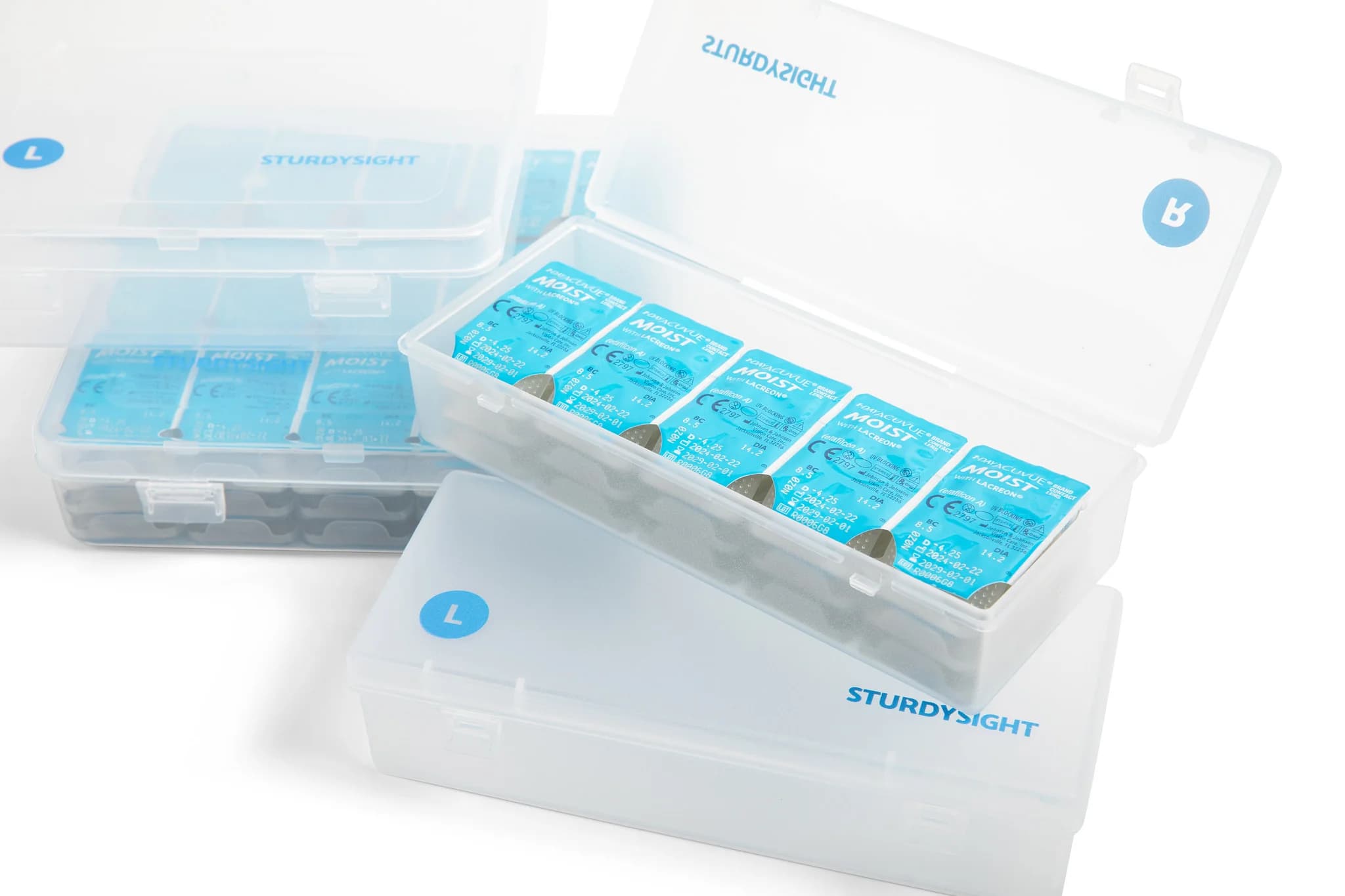 Sturdysight reusable contact lens cases